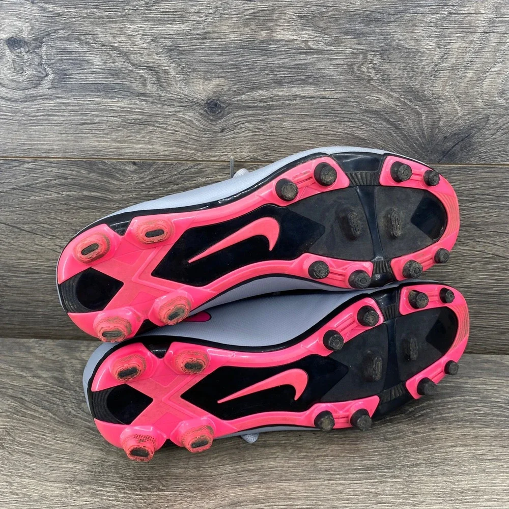 Nike Mercurial Victory V FG Soccer Cleats Womens 7.5 Grey Pink 651647-060